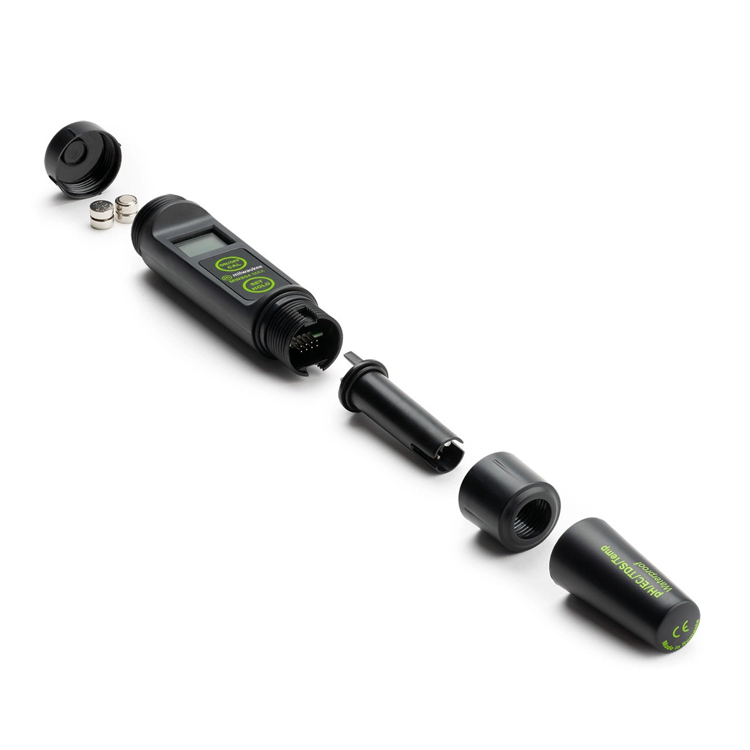 Milwaukee MW804 MAX Waterproof 4-in-1 pH/EC/TDS/Temp Tester with Replaceable Probe