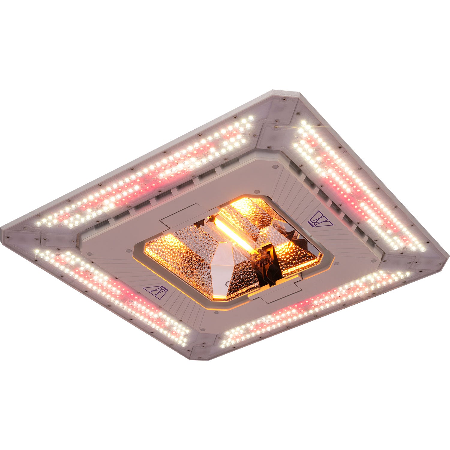 Matrix Hybrid 1000 Watt Full Spectrum HPS/LED Grow Light, 208-277 Volt.