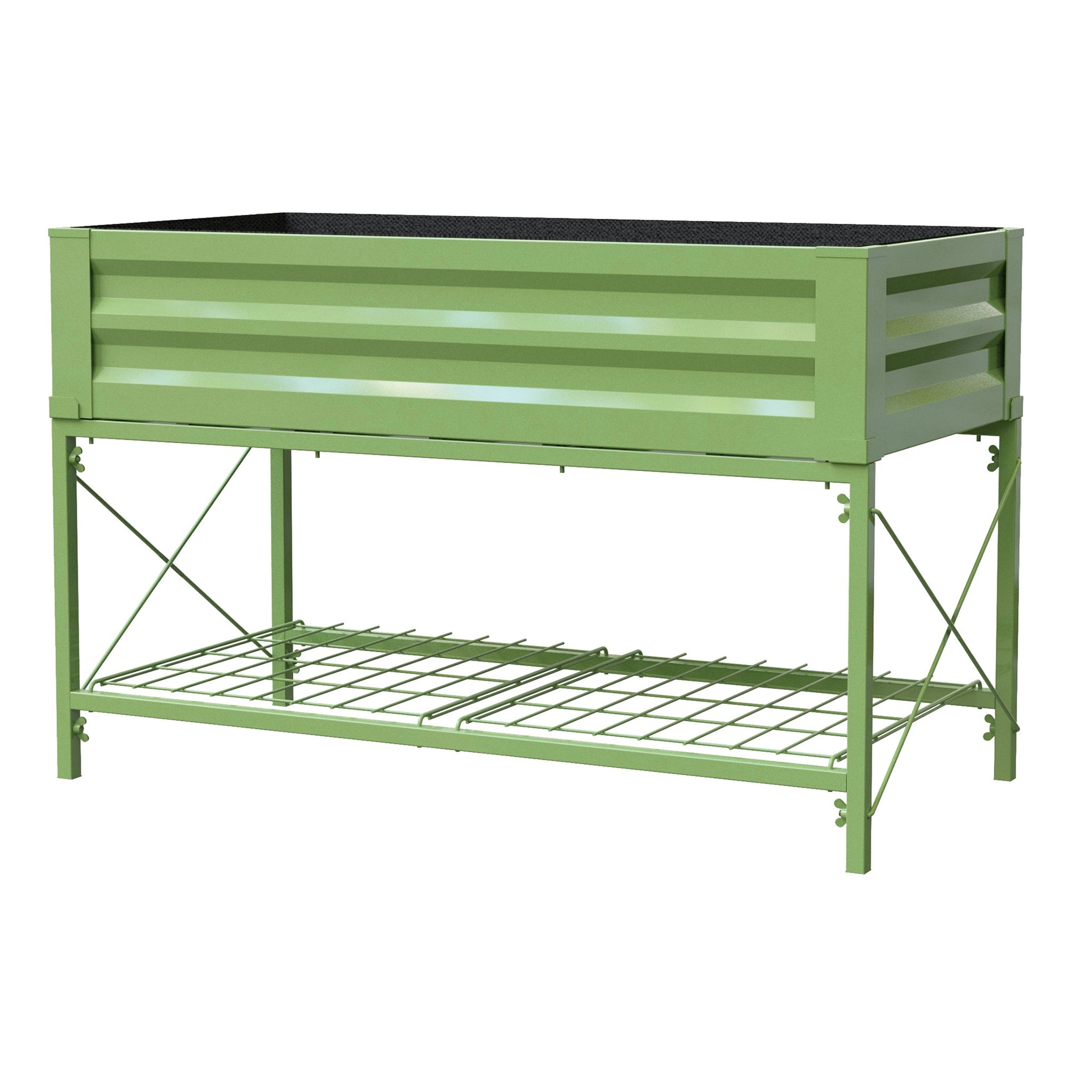 Panacea Raised Stand Up Planter, 47 Inch x 24 Inch x 32 Inch