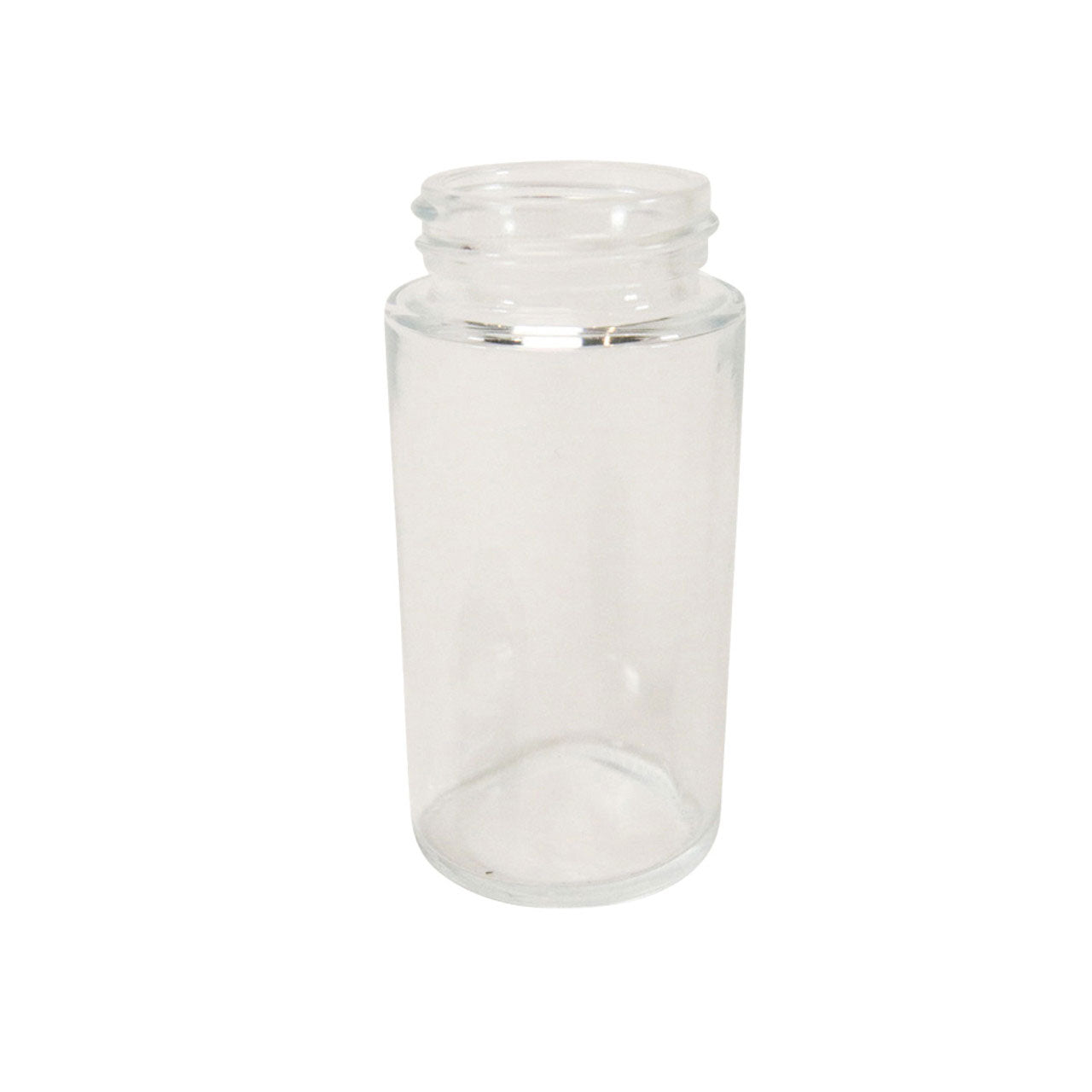 Custom Cones USA 90mm Child-Resistant Glass Mini Jar, Fits 44mm Cap - Clear - Case of 200 - JAR ONLY