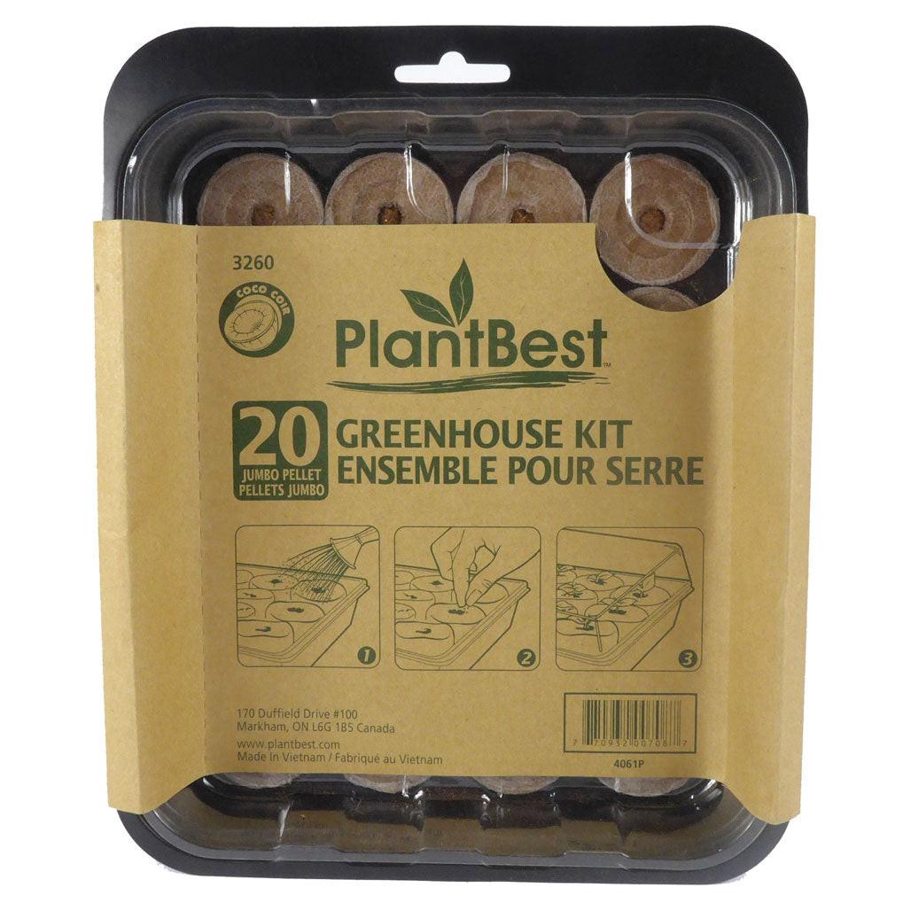 PlantBest 42mm Starting Pellet Greenhouse Kit, Pack of 20 Pellets.