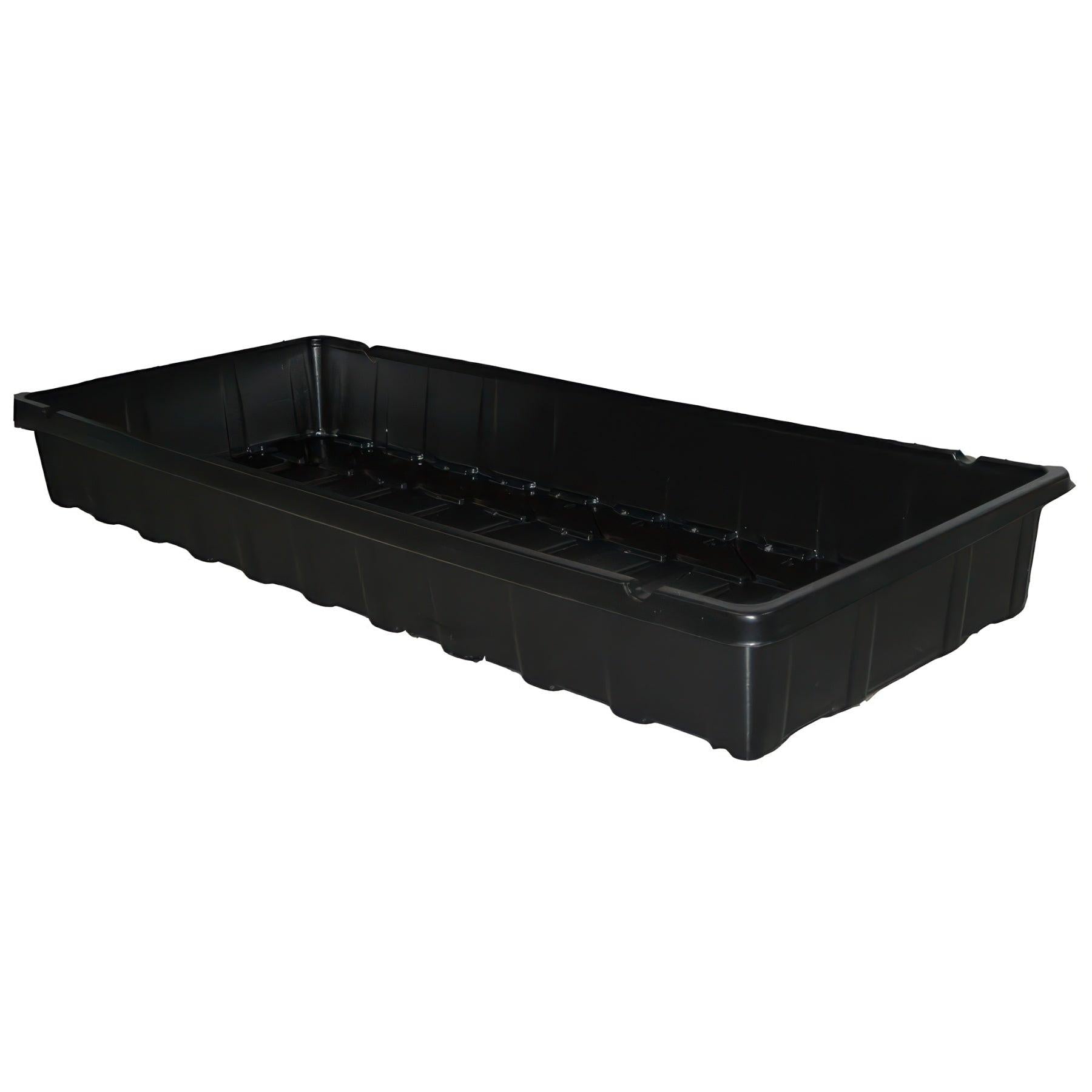 48 plastic planter box PlantBest Greenhouse Carrying Tray, Black
