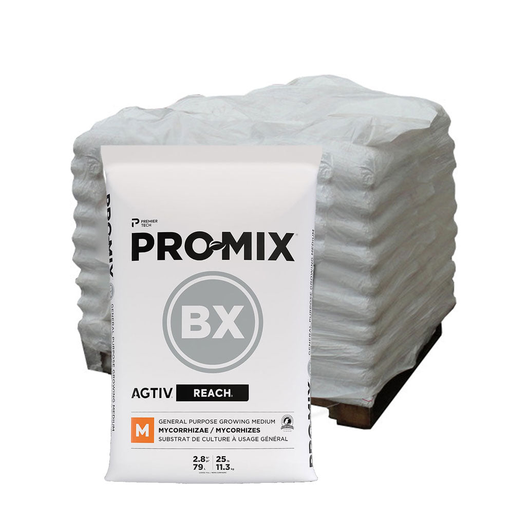 PRO-MIX BX AGTIV REACH Mycorrhizae Soilless Potting Mix, 2.8 cu. ft. - Pallet of 57 Bags