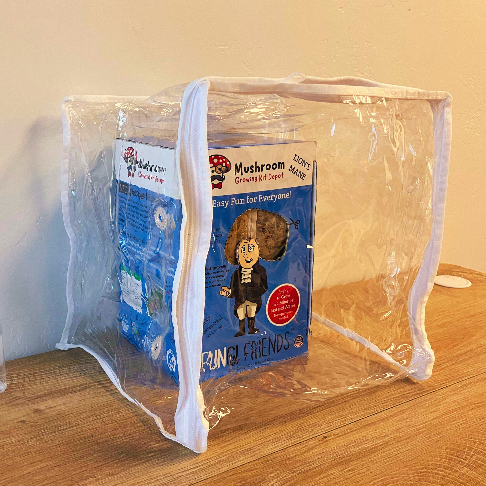 George Mushington - Lion's Mane Mushroom Grow Kit - 5 LBS (with box).