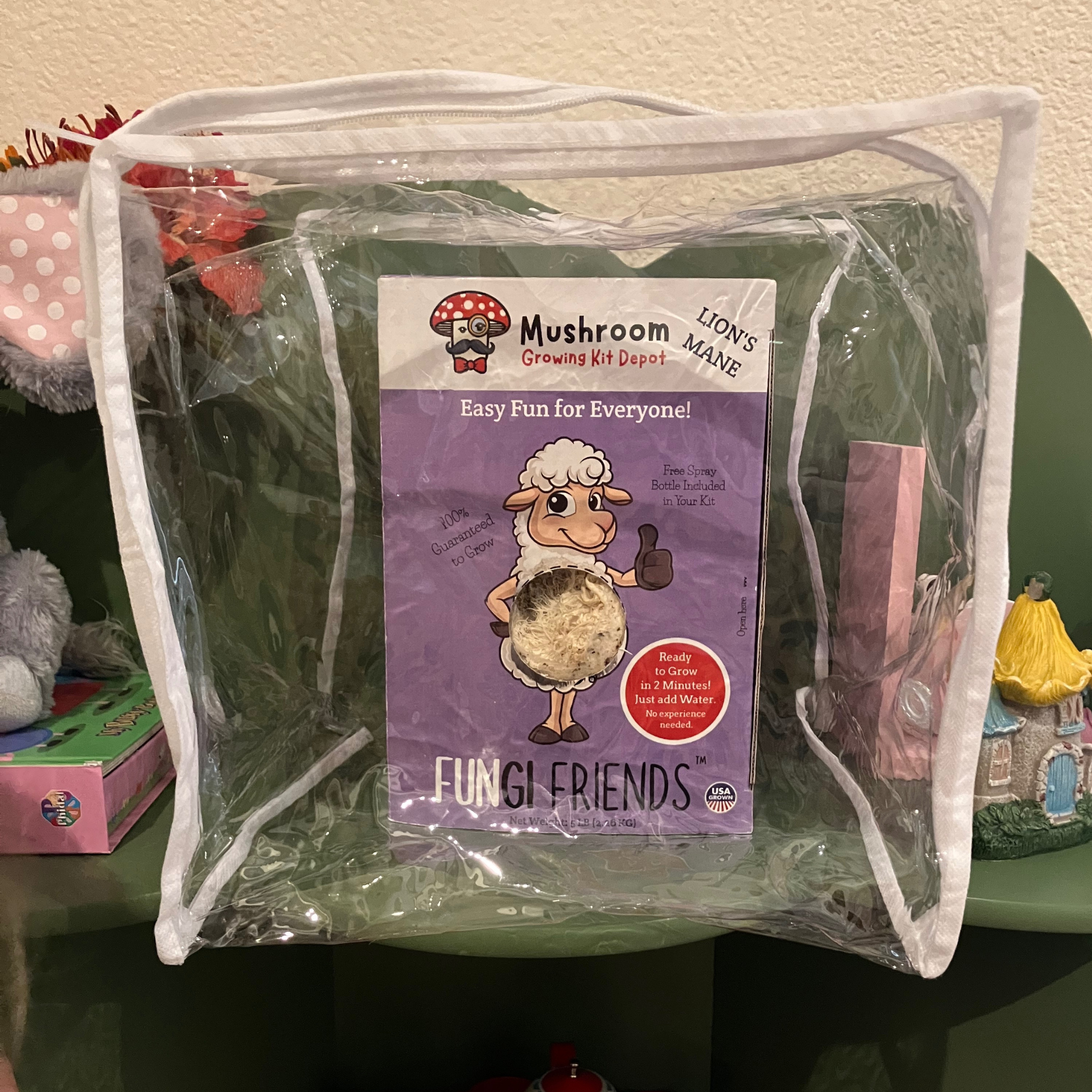 Lil Musheep - Lion's Mane Mushroom Grow Kit - 5 LBS (with box).