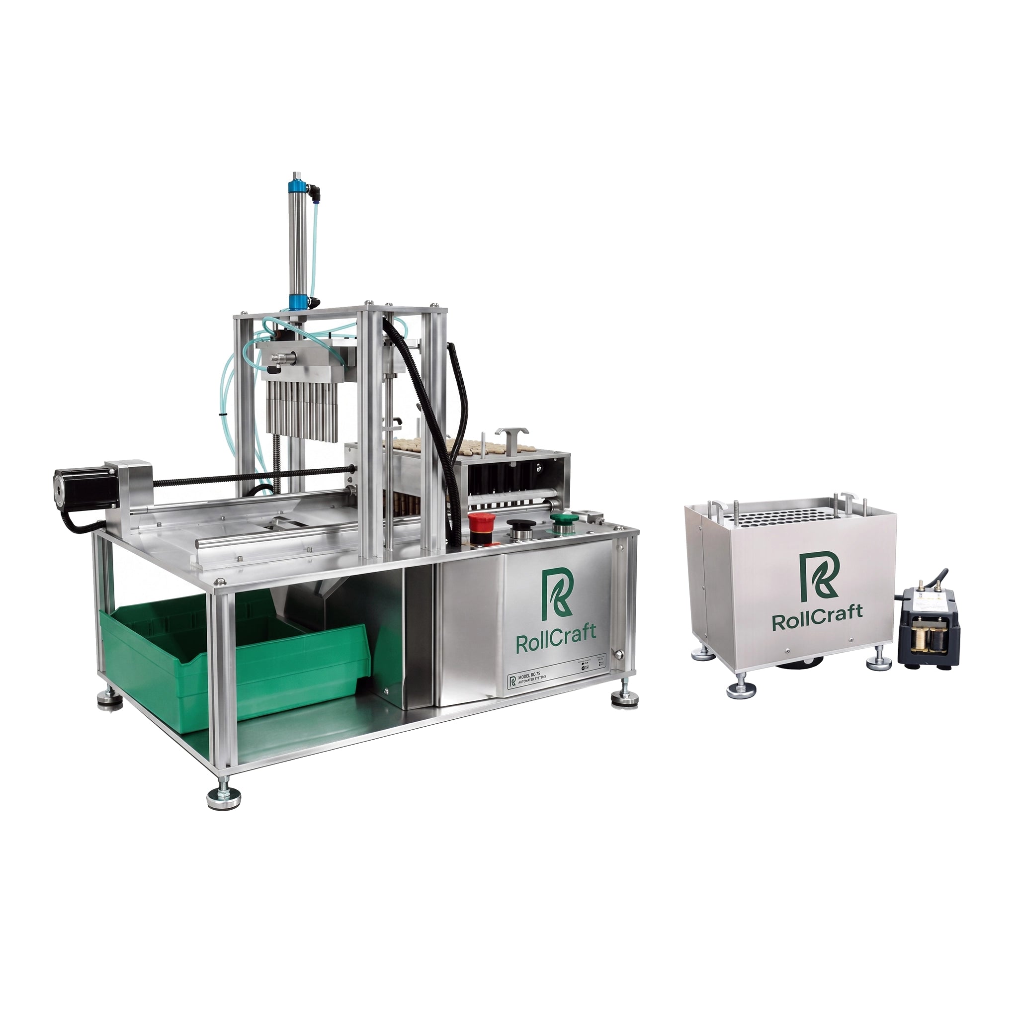 STM Canna RollCraft MRB Pro-Roll Cone Filling Machine + RollCraft Dutch Crown Closing Machine Bundle.