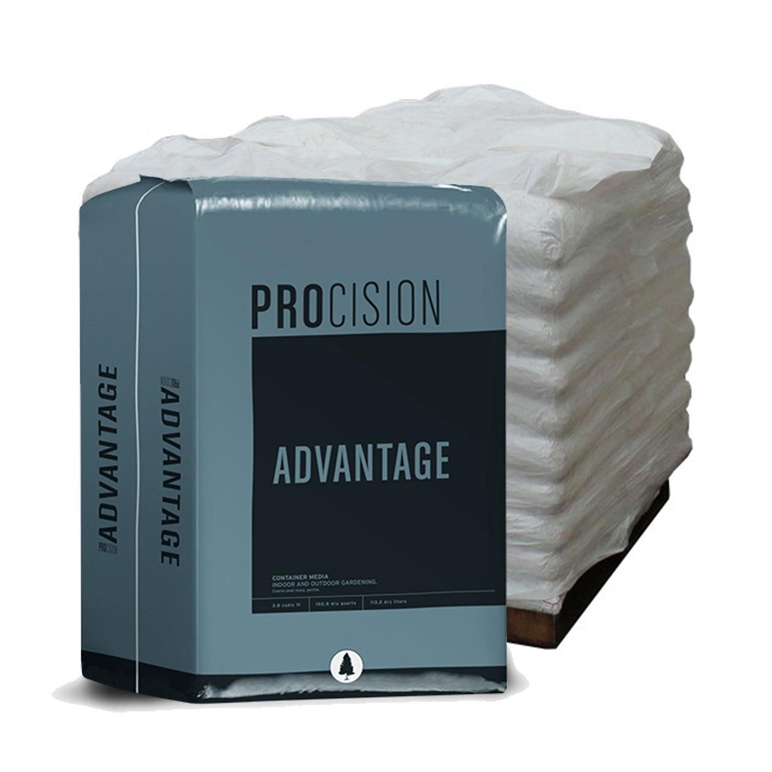 Aurora Peat Procision Advantage Soilless Mix, 3.8 Cubic Foot Bale - Pallet of 30 Bags.