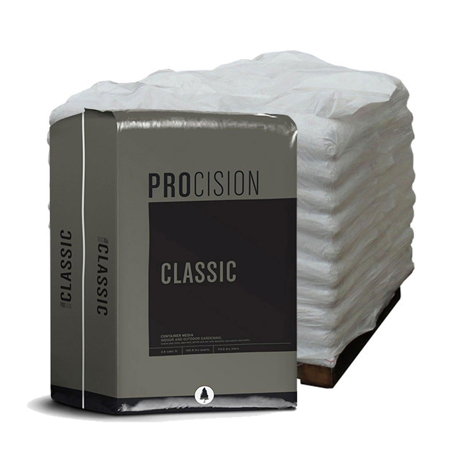 Aurora Peat Procision Classic Soilless Mix, 3.8 Cubic Foot Bale - Pallet of 30 Bags.