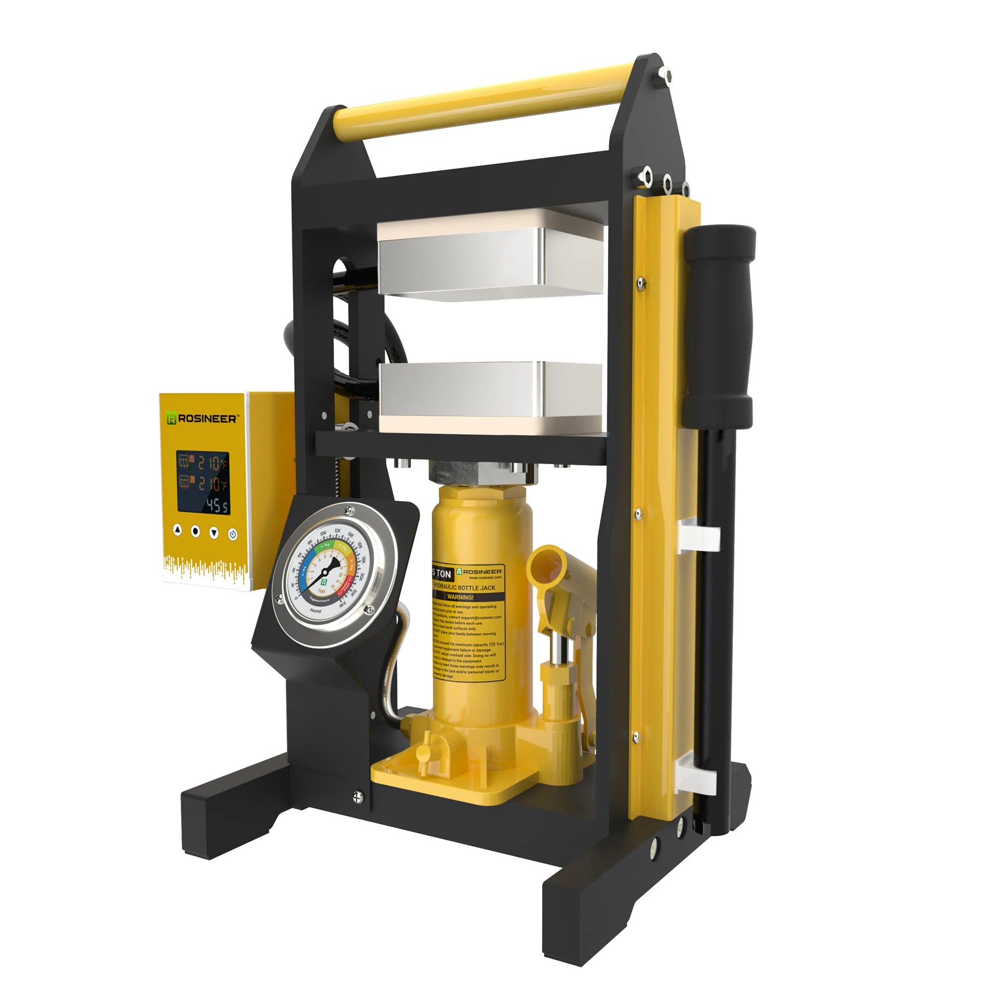 Rosineer Mighty-10 10 Ton Hydraulic Rosin Press With  Accessory Bundle