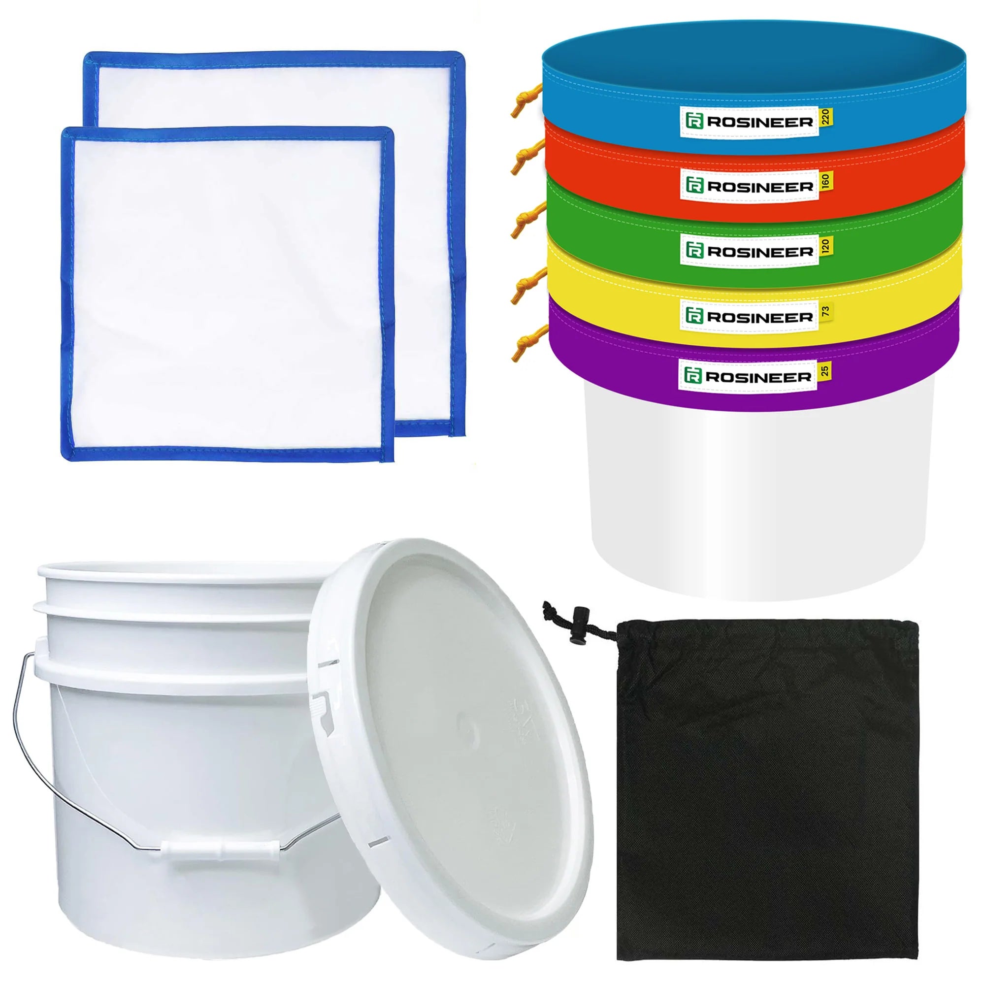 Rosineer Bubble Bag Set, 1 Gallon