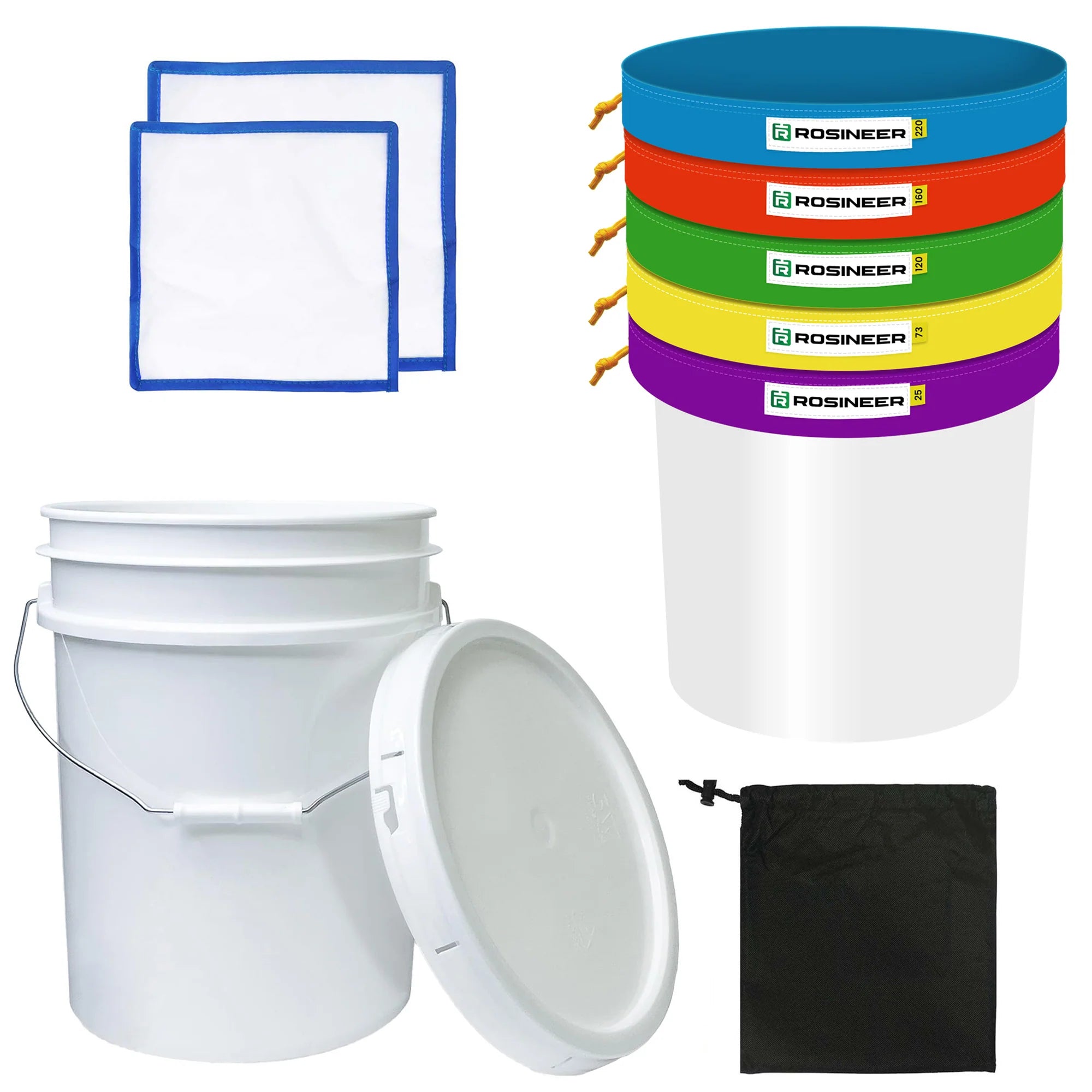 Rosineer Bubble Bag Set, 5 Gallon