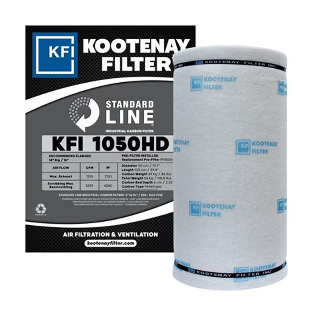 Kootenay Filter KFI 1050HD Standard Line Carbon Filter, 2510 CFM