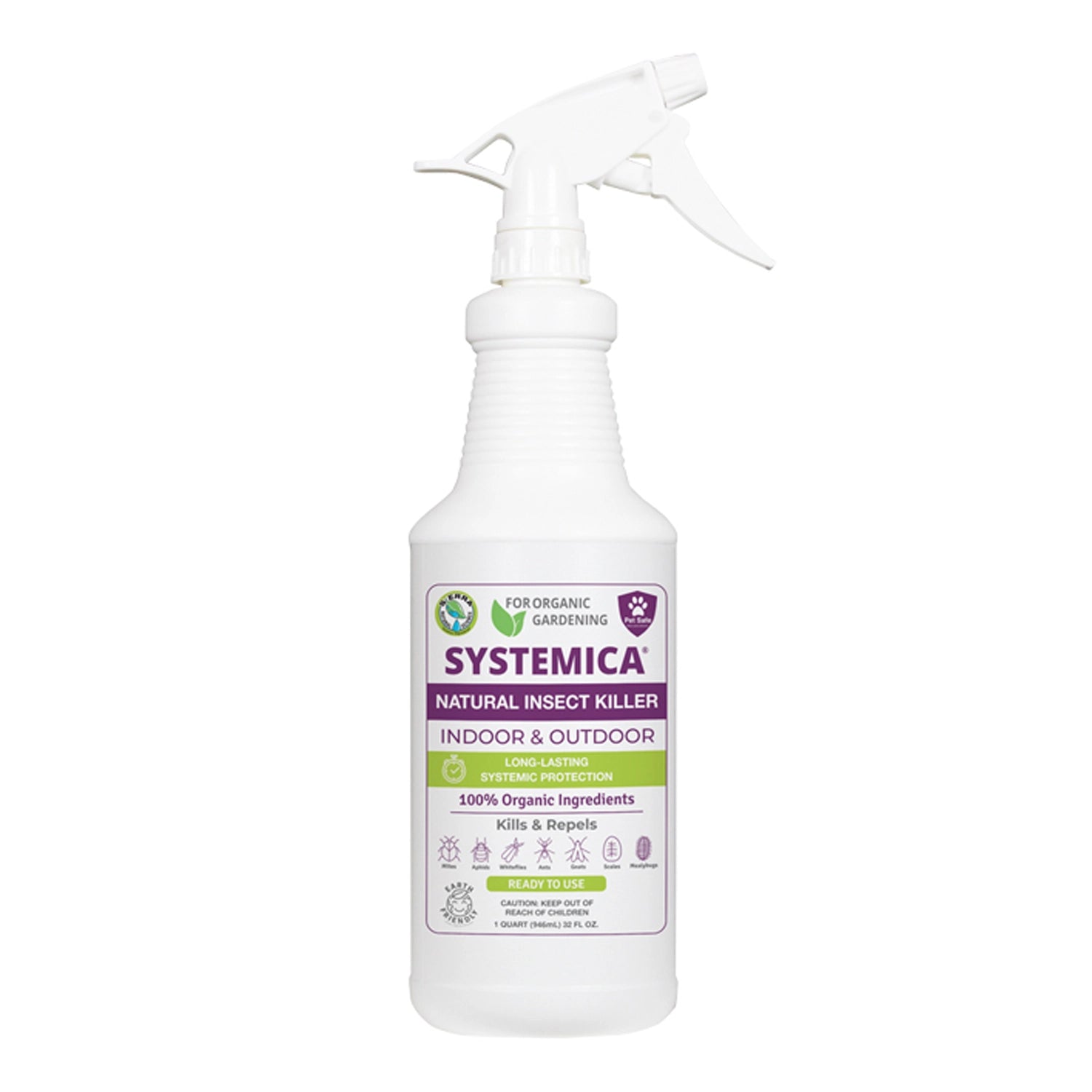 Sierra Natural Science Systemica Natural Insect Killer Ready-to-Use, 32 oz.