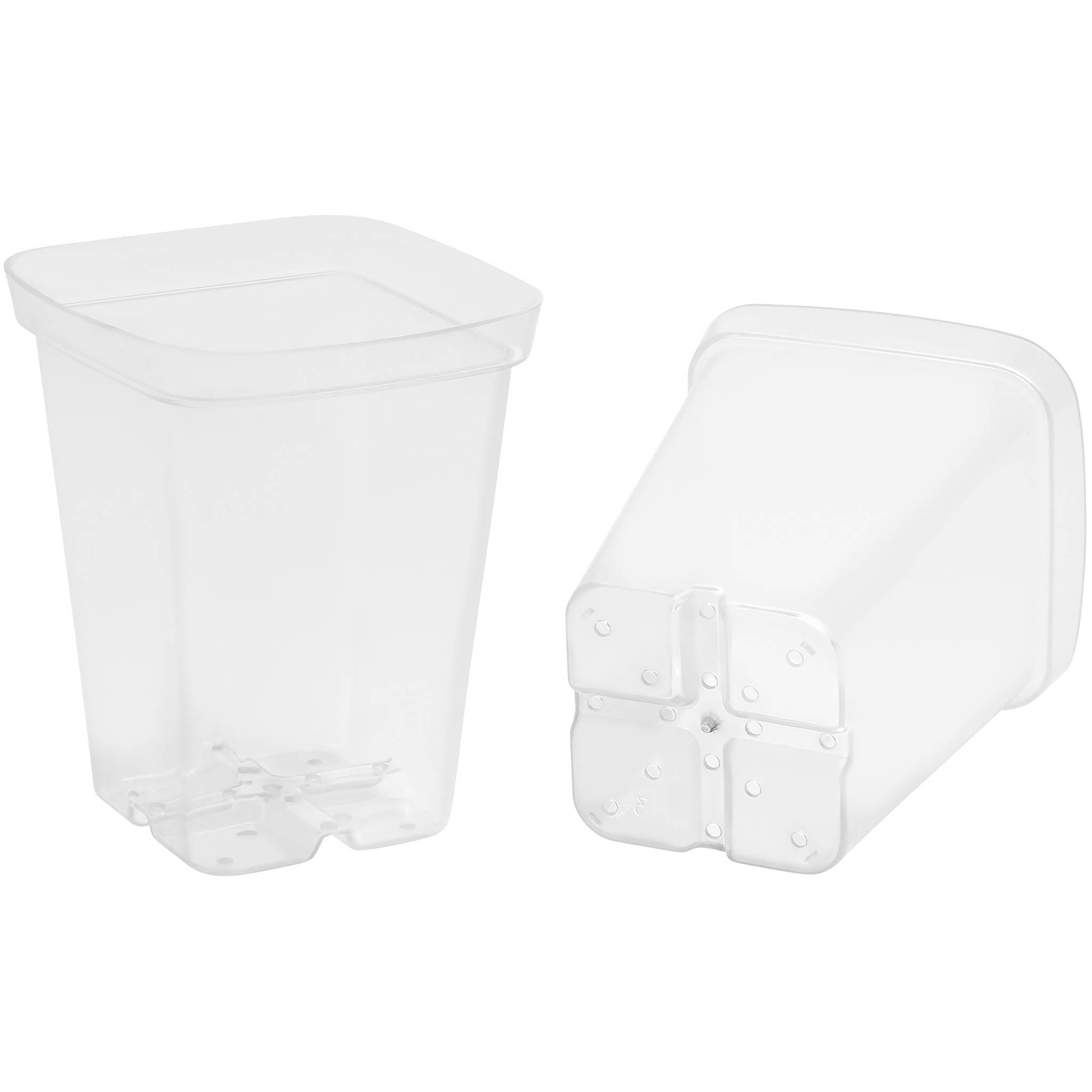 Sunpack Square Pot, 2.5", Pack of 25.