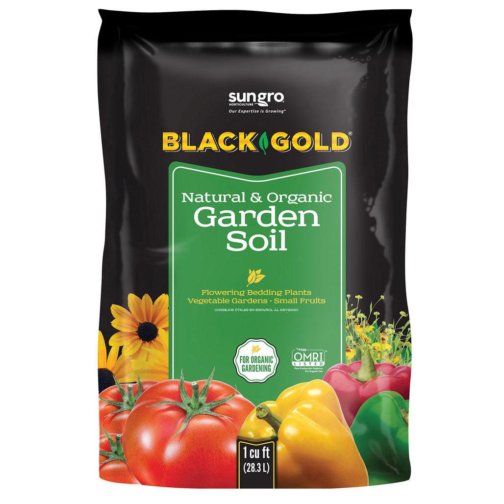 SunGro Horticulture Black Gold Garden Soil, 1 cu ft..