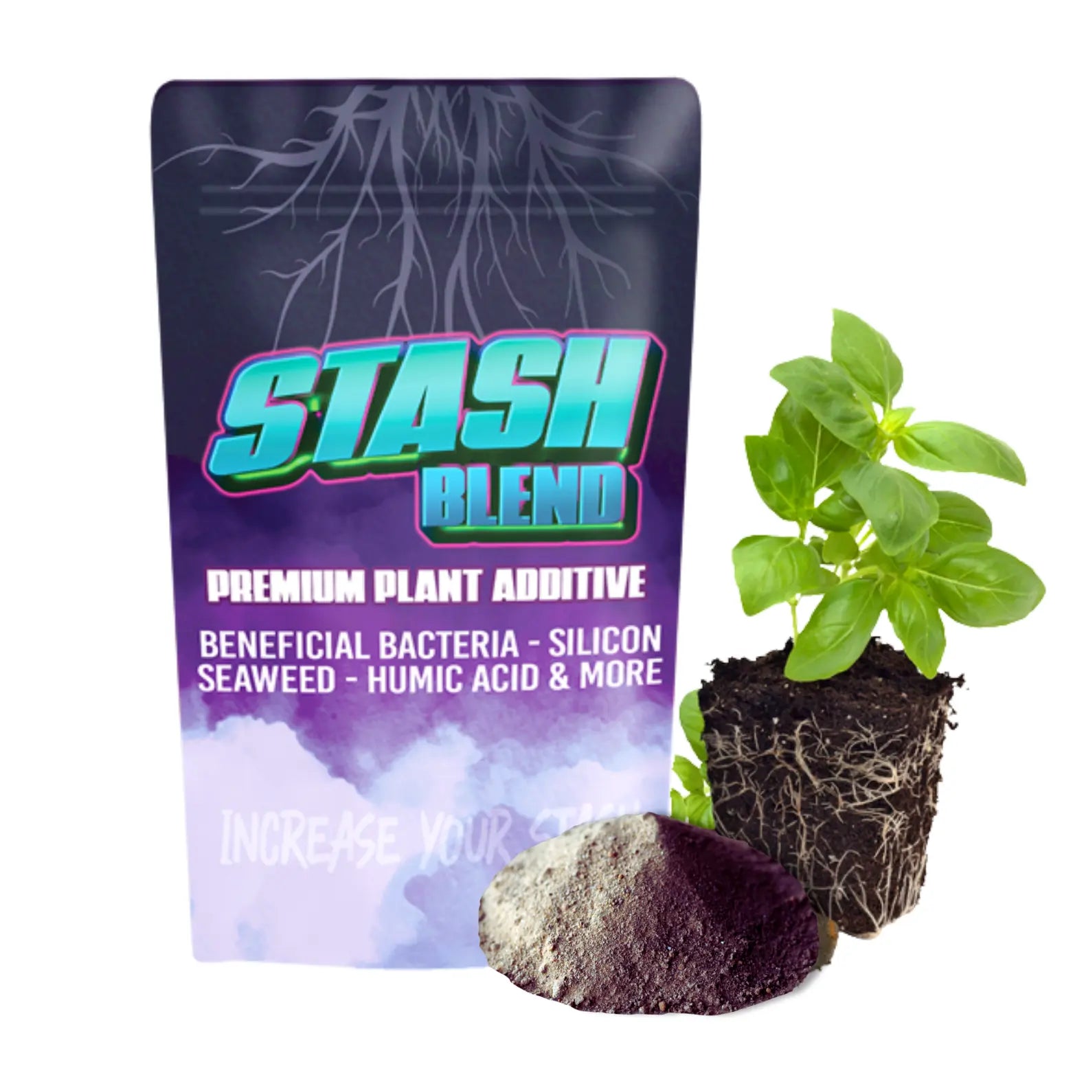 Stash Blend Premium Plant Additive.