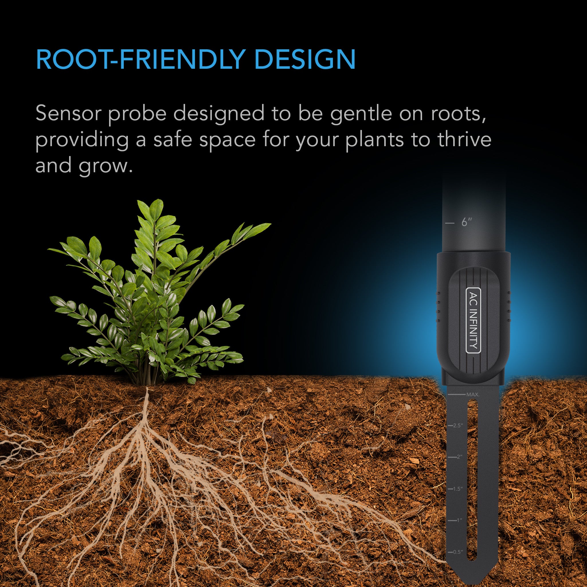 AC Infinity Soil Sensor Probe for Controller AI+