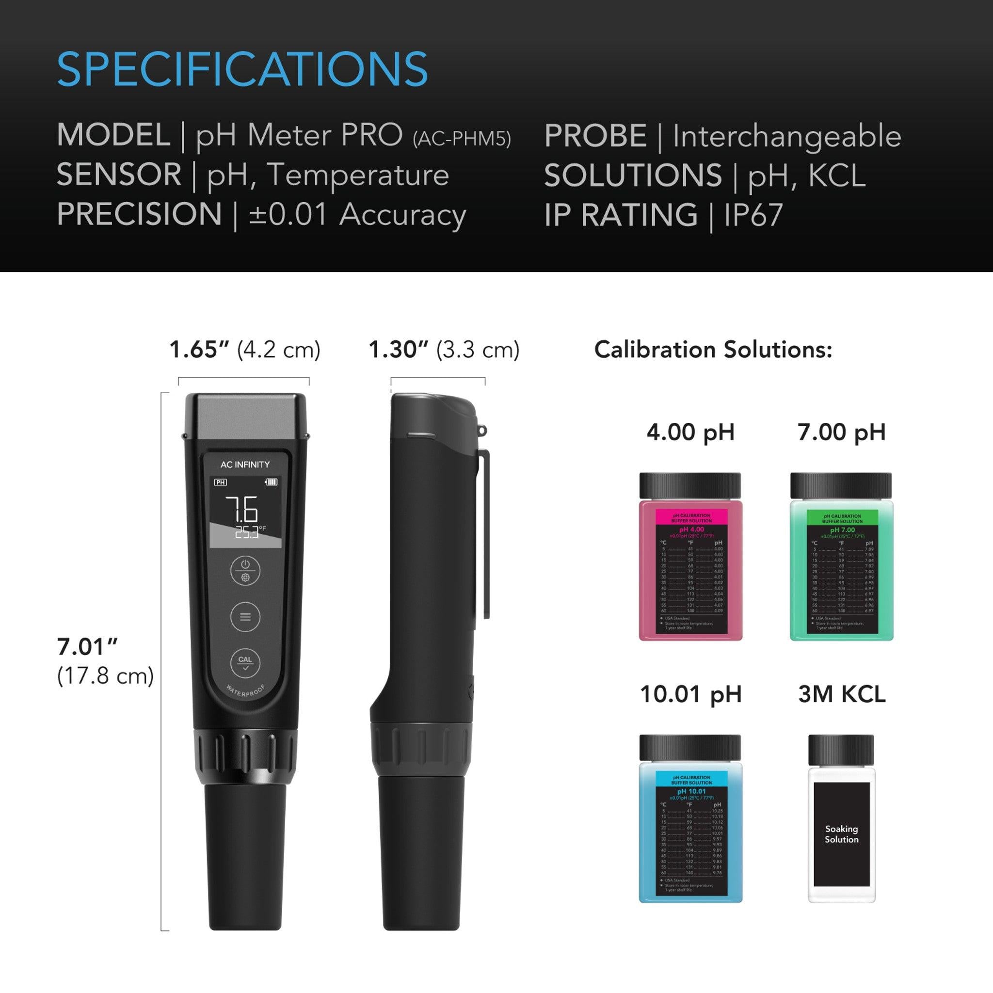 AC Infinity pH Meter PRO Kit