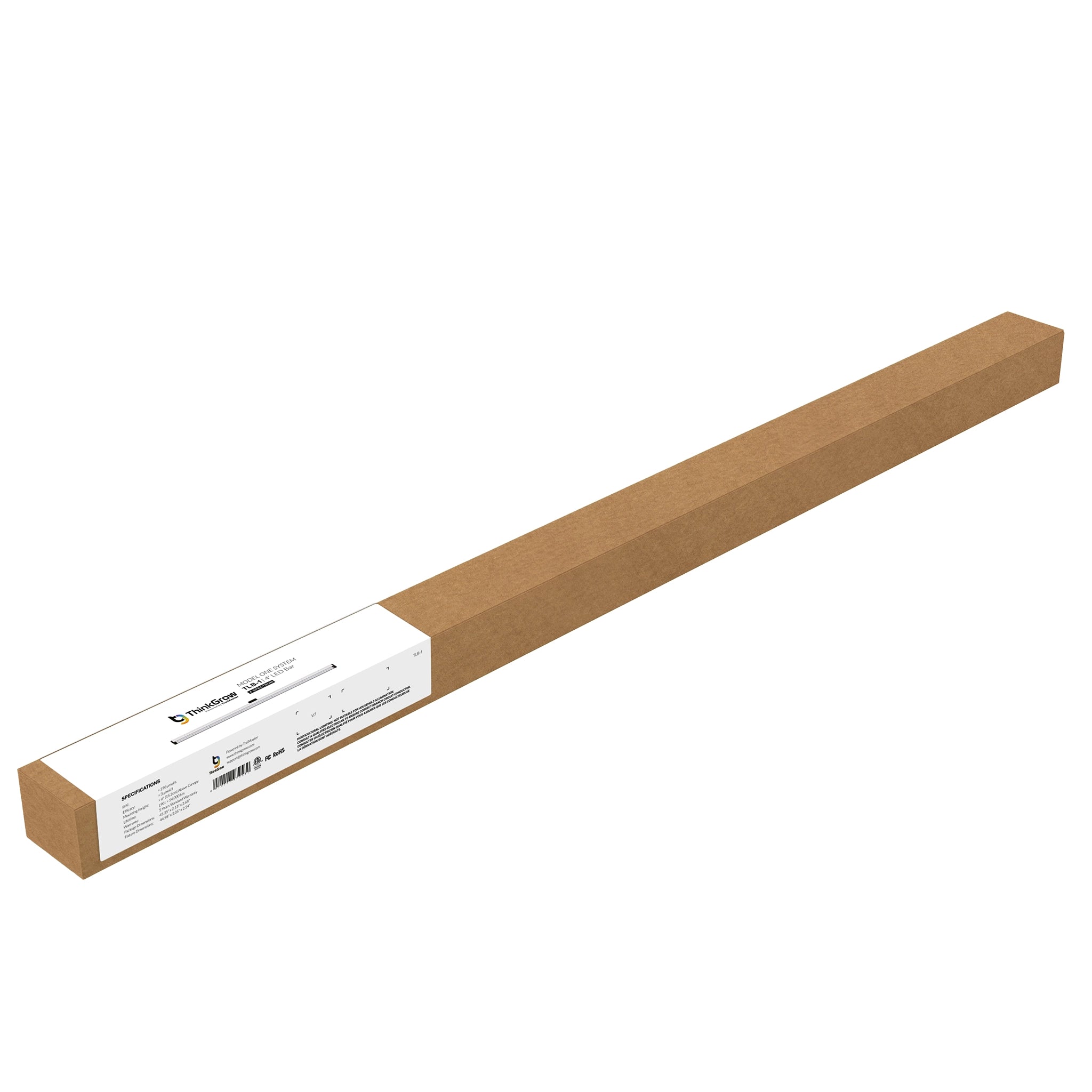 ThinkGrow TLB-1 4' Model One LED Grow Light Bar, Full + Deep/Far Red + UV