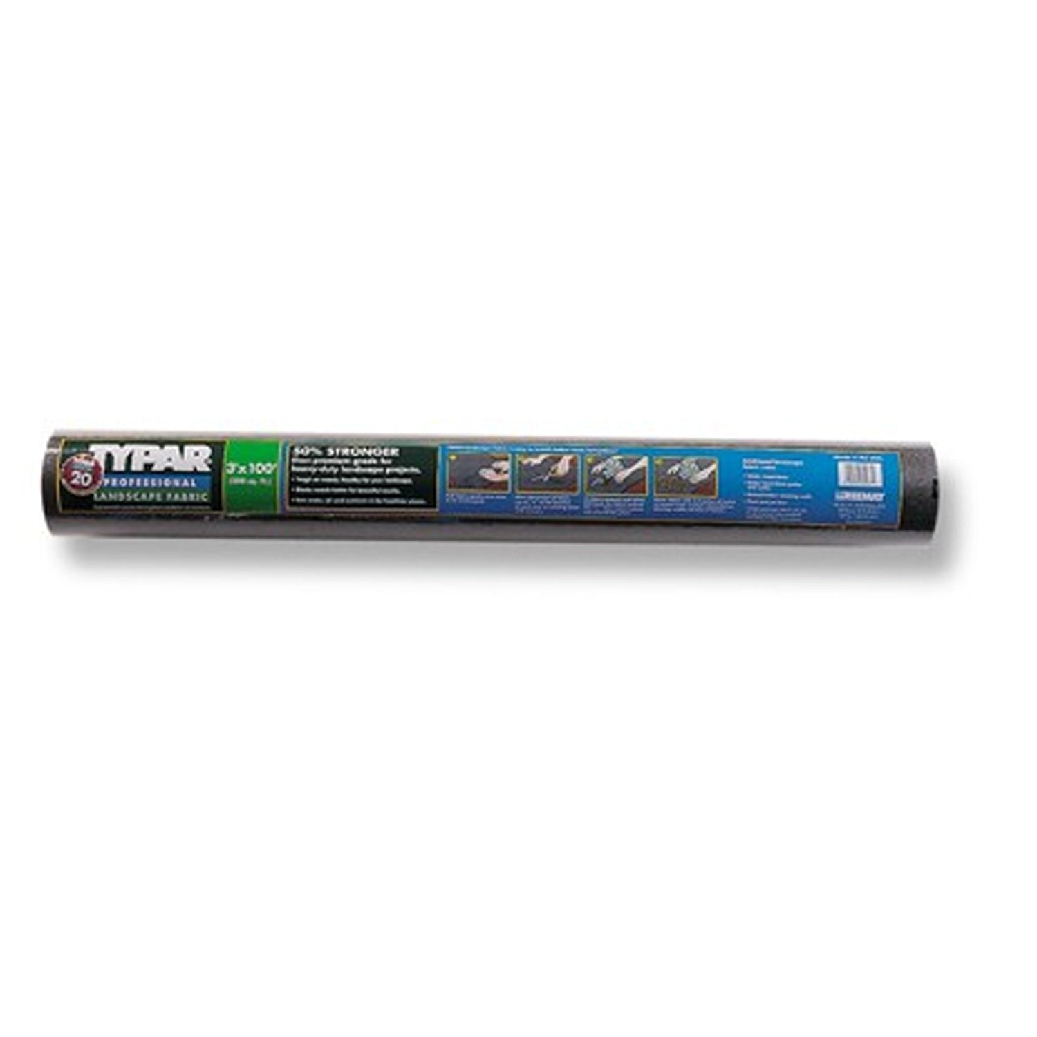 DeWitt TYPAR 3oz 20-Year Premium Non-Woven Landscape Fabric, Black, 75 Foot x 300 Foot