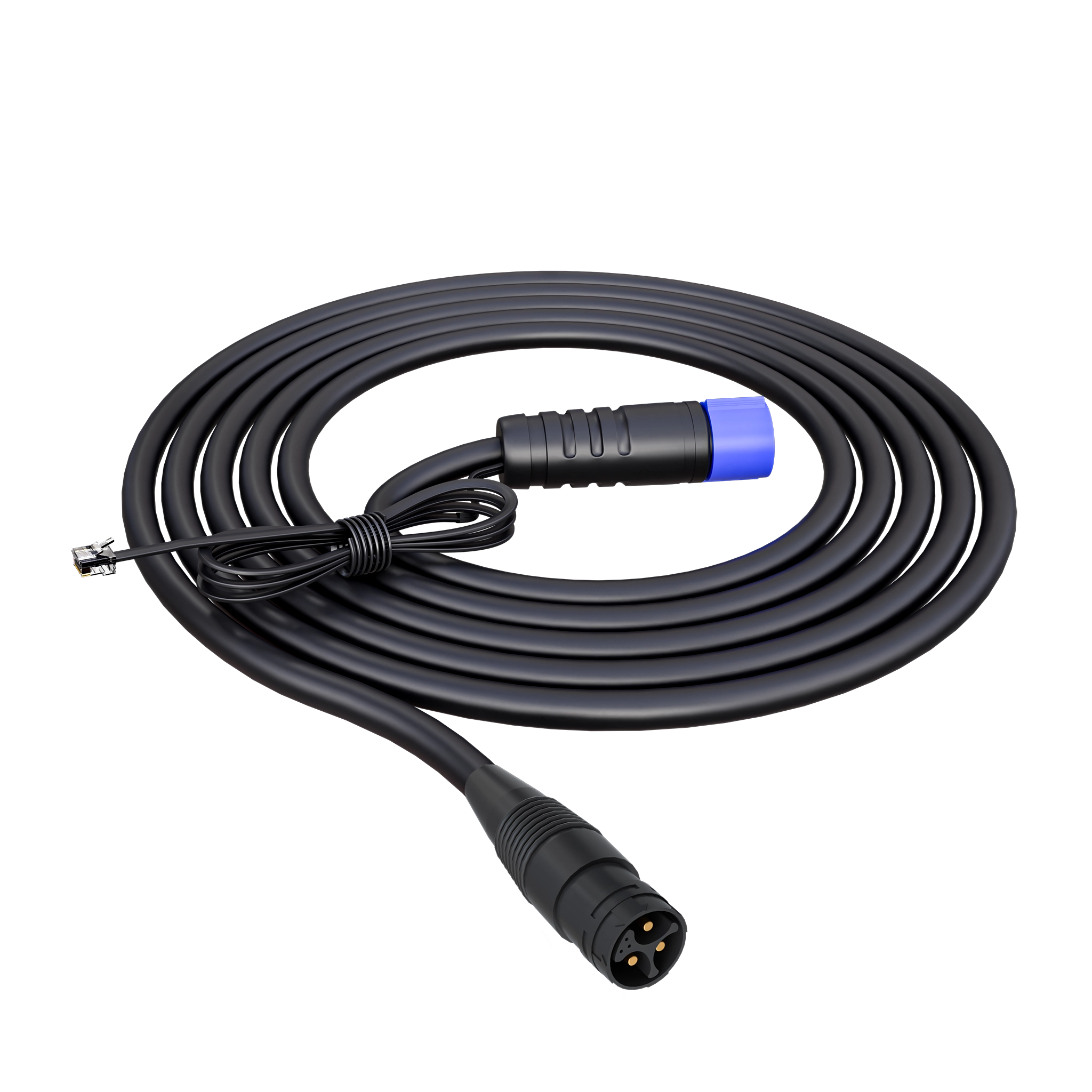Iluminar Under Canopy Main-Line Power Cord with 0-10V Port, 6 ft.