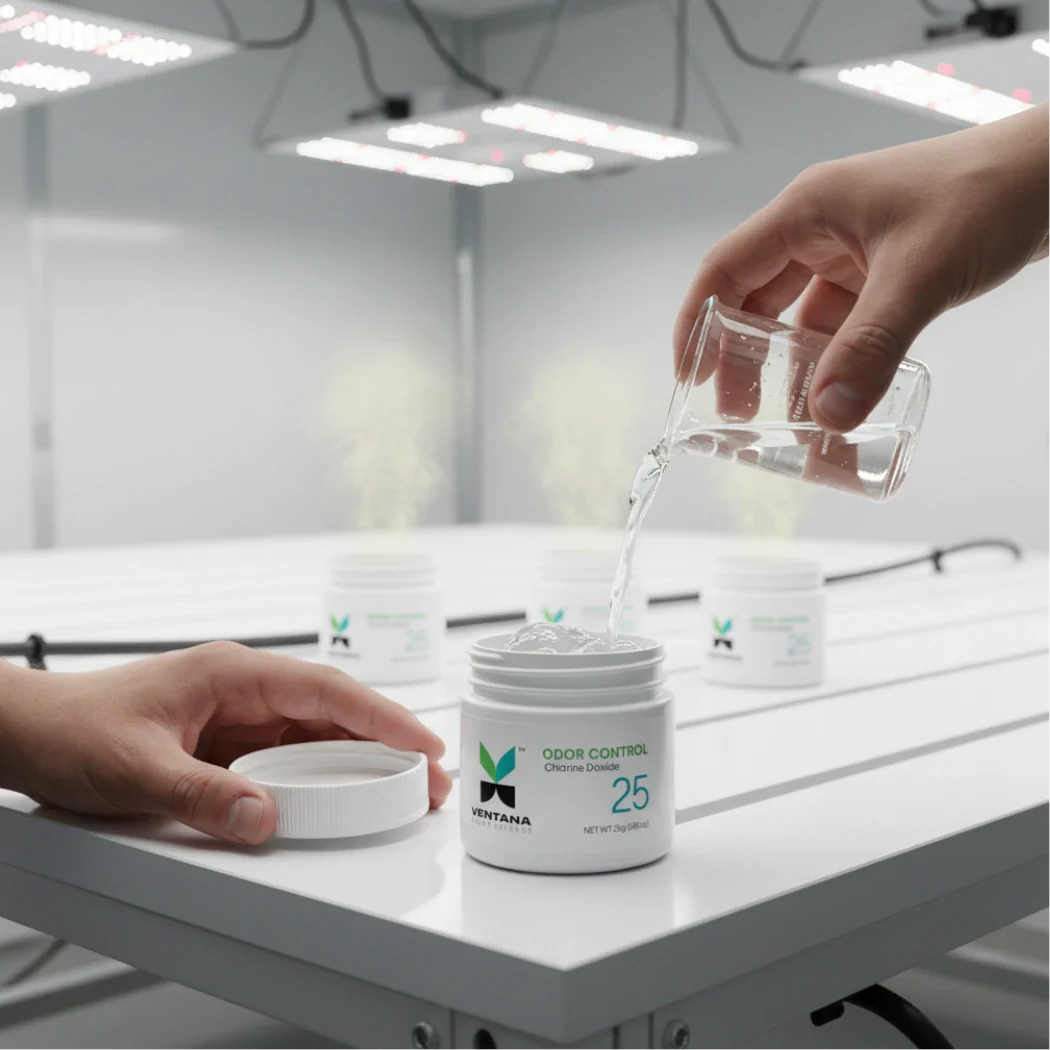 Ventana Plant Science - Chlorine Dioxide 25g Fast Release Deodorizing Gas (ClO2).