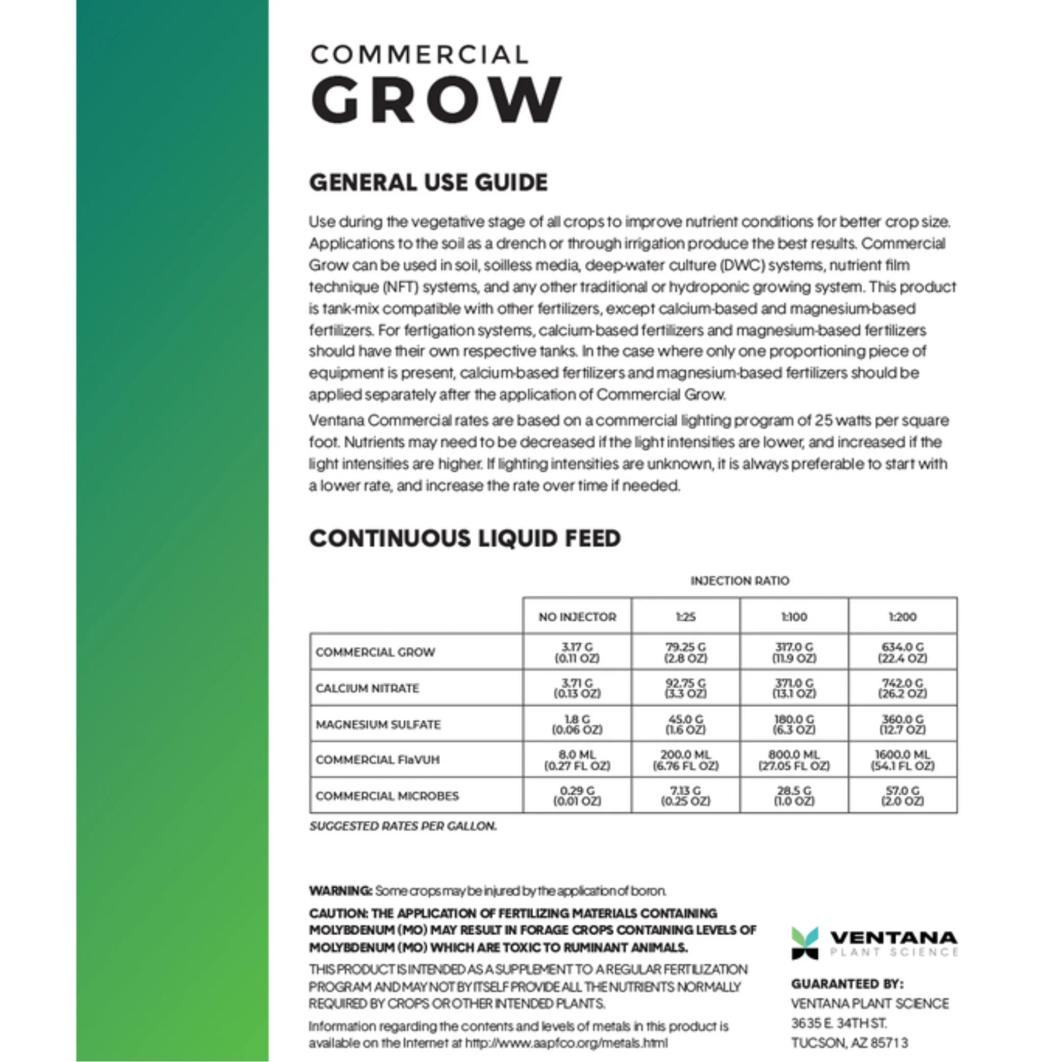 Ventana Plant Science - Commercial Grow (7-14-33).