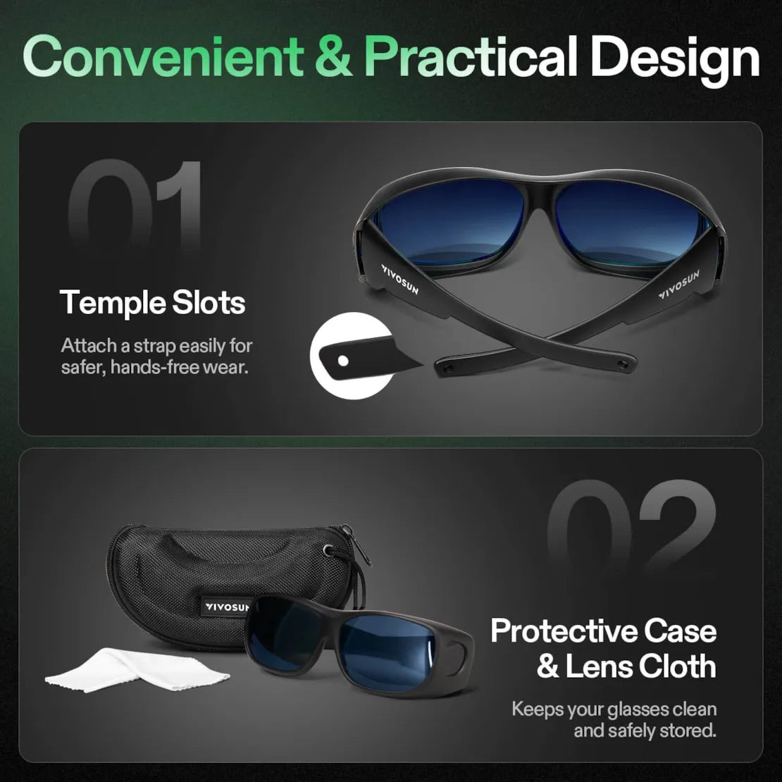 Vivosun Indoor LED Anti-UV Grow Room Glasses