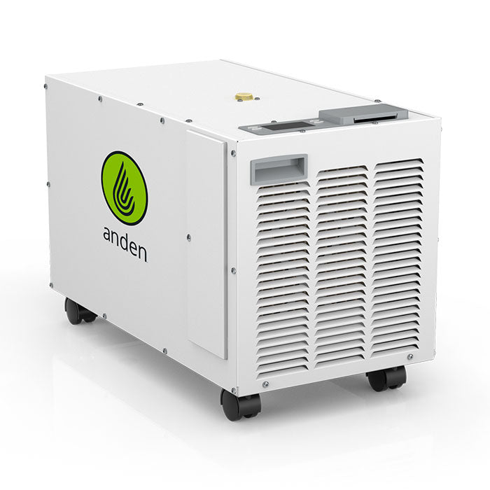 Anden 100 Pint Moveable Grow-Optimized Dehumidifier with Wheels, 120 Volt