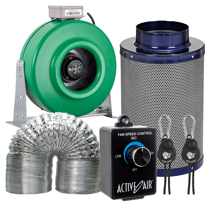 Active Air 6" Carbon Filter Fan Exhaust Kit