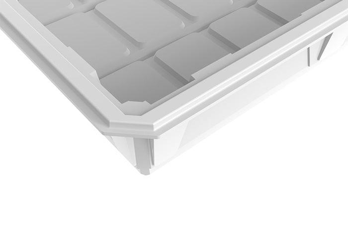 Active Aqua 2.0 High Rise Flood Table, White, 4' x 8', Pack of 10