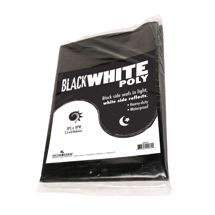 Hydrofarm Black & White Poly Film