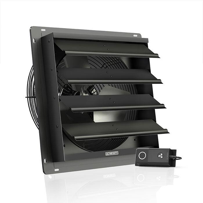 AC Infinity AIRLIFT S14 Shutter Exhaust Ventilation Fan with Speed Controller, 14"