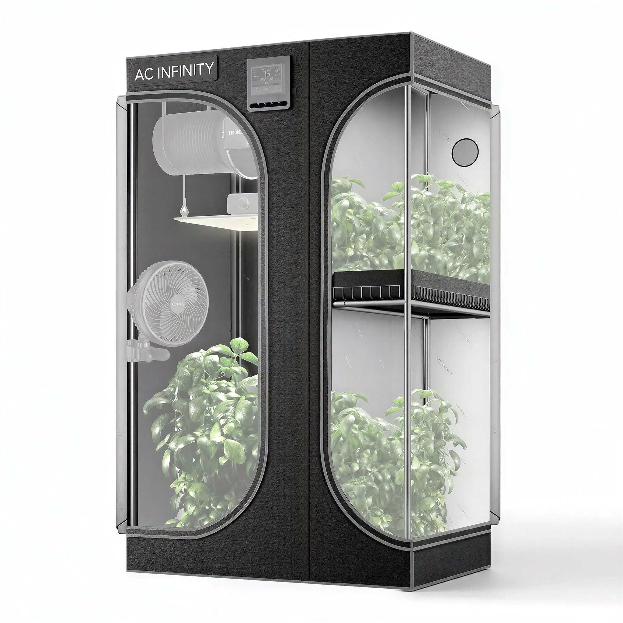 CLOUDLAB 632D, 2-in-1 Advance Grow Tent 3x2, 2000D Mylar Canvas, 36