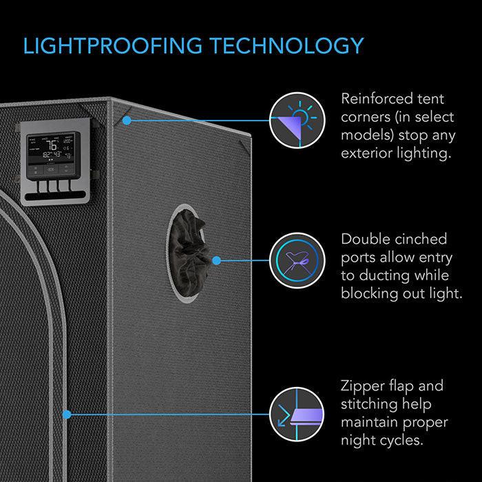 AC Infinity CLOUDLAB 4' x 5' Multi-Chamber 2-in-1 Grow Tent