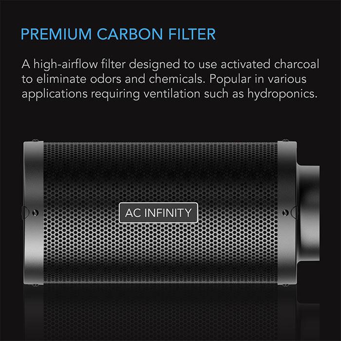 AC Infinity Australian Charcoal Duct Carbon Filter, 10" x 24" - 1249 CFM