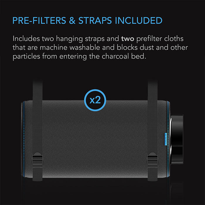 AC Infinity Australian Charcoal Duct Carbon Filter, 10" x 24" - 1249 CFM