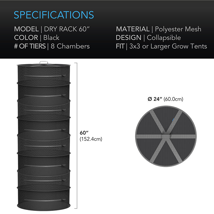 AC Infinity Hanging Herb Drying Rack