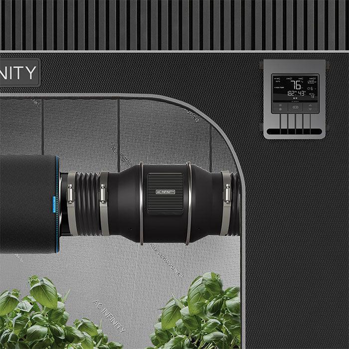 AC Infinity PRO Air Filtration Kit with Inline Fan and Controller, Carbon Filter, and Ducting Combo, 6"