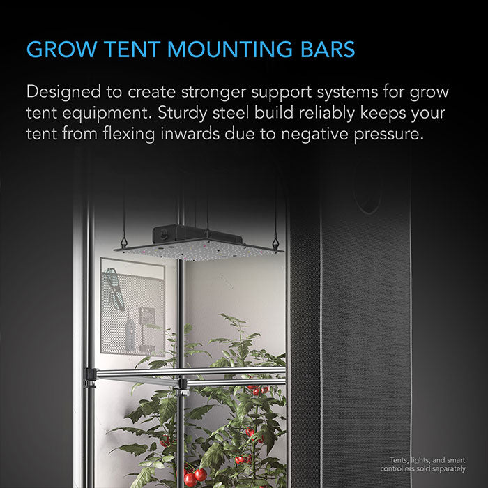 AC Infinity Grow Tent Mounting Bars For 2' x 4' CLOUDLAB Grow Tents