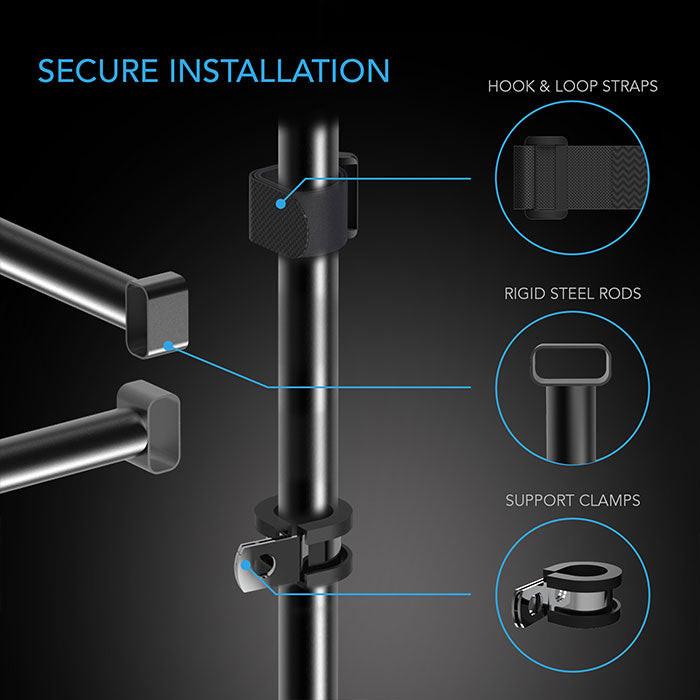 AC Infinity Grow Tent Mounting Bars For 2' x 2' CLOUDLAB Grow Tents