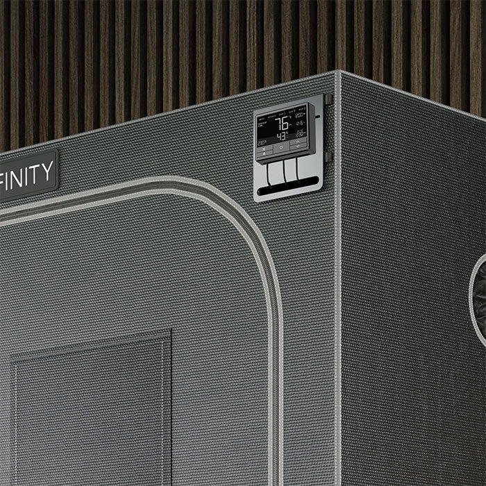 AC Infinity Black Powder Coated Steel Grow Tent Mounting Plate