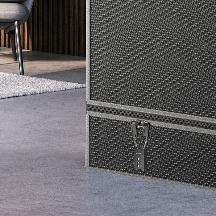 AC Infinity Flexible Steel Cable Loop Combination Lock, Pack of 2