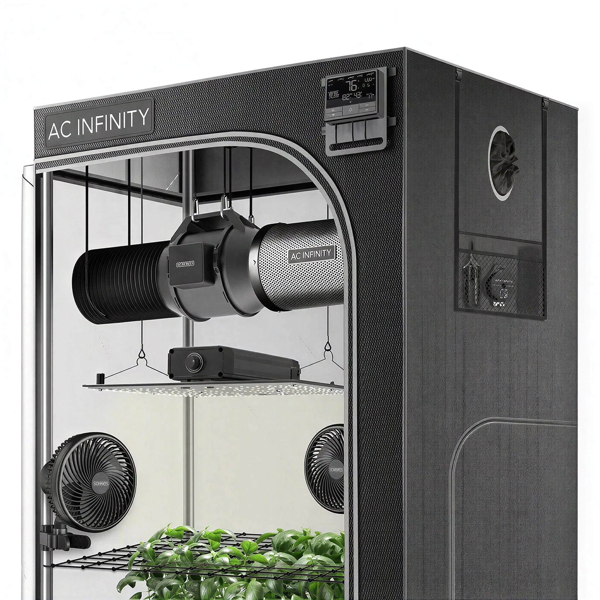 AC Infinity 3' x 3' Smart Automated LED Grow Tent Kit