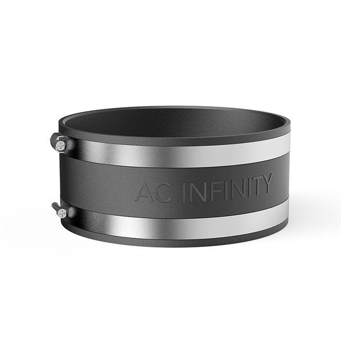 AC Infinity Noise Reduction Duct Coupler with Stainless Steel Clamps