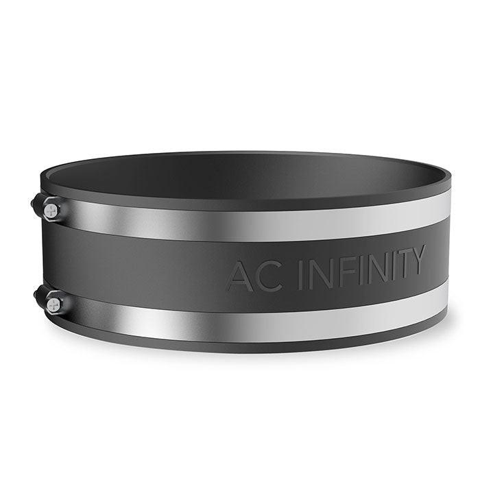 AC Infinity Noise Reduction Duct Coupler with Stainless Steel Clamps