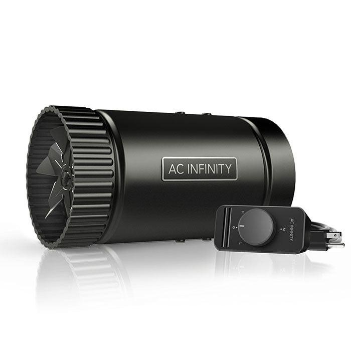 AC Infinity Raxial S Series Inline Booster Duct Fan with Speed Controller