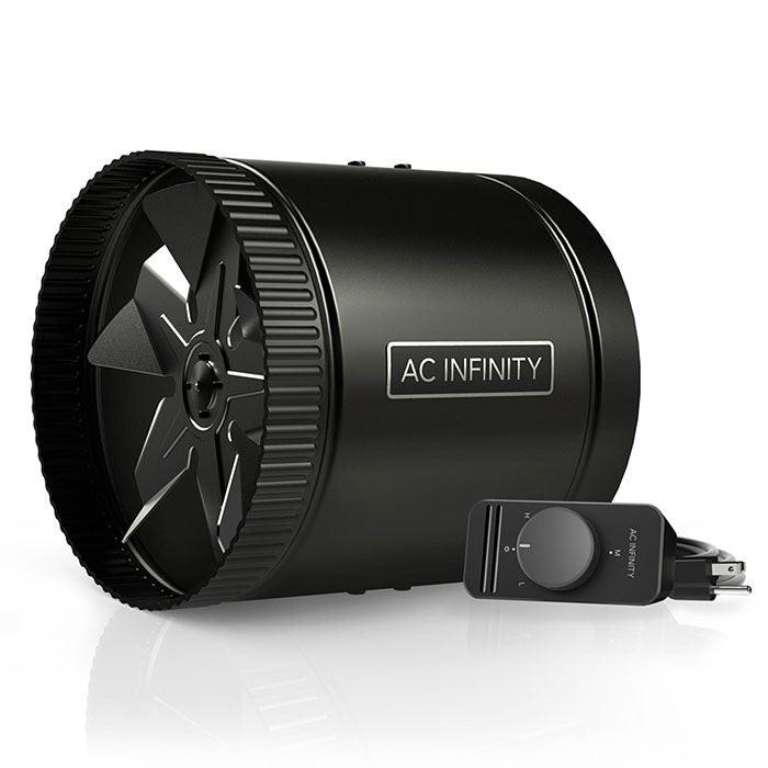 AC Infinity Raxial S Series Inline Booster Duct Fan with Speed Controller