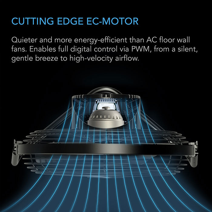 AC Infinity CLOUDLIFT S Series Floor/Wall Fan with Wireless Controller