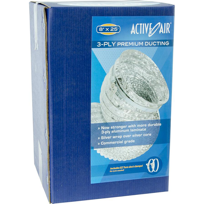 Active Air Premium Ducting, 8" x 25'